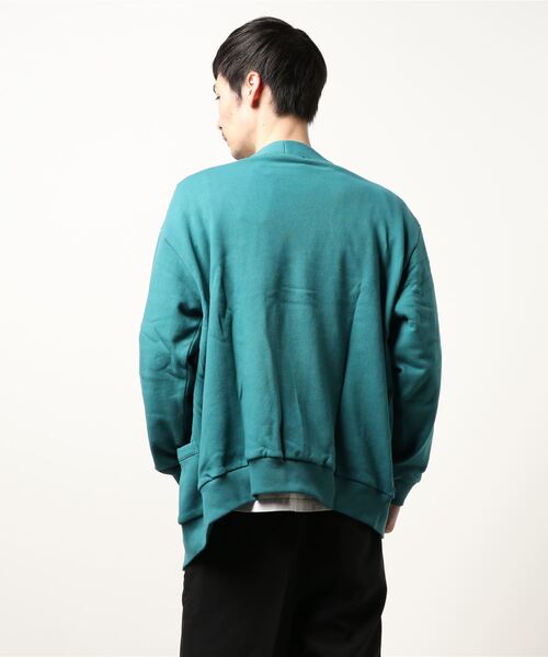 Oriens JOURNAL STANDARD（オリエンス ジャーナルスタンダード）の「コットンスウェットVカーディガン（カーディガン/ボレロ・メンズ・スカイブルー/パープル/ネイビー/アイボリー・MEDIUM/LARGE）」の21枚目の写真