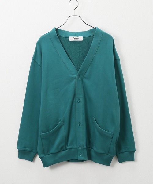 Oriens JOURNAL STANDARD（オリエンス ジャーナルスタンダード）の「コットンスウェットVカーディガン（カーディガン/ボレロ・メンズ・スカイブルー/パープル/ネイビー/アイボリー・MEDIUM/LARGE）」の3枚目の写真
