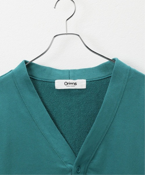 Oriens JOURNAL STANDARD（オリエンス ジャーナルスタンダード）の「コットンスウェットVカーディガン（カーディガン/ボレロ・メンズ・スカイブルー/パープル/ネイビー/アイボリー・MEDIUM/LARGE）」の13枚目の写真