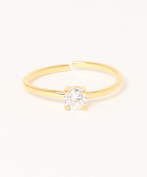Jenny BY IMMANOEL（ジェニーバイイマノエル）の「silver925 キュービックジルコニア一粒リング　FREE（リング・レディース・ゴールド/シルバー・FREE）」の5枚目の写真