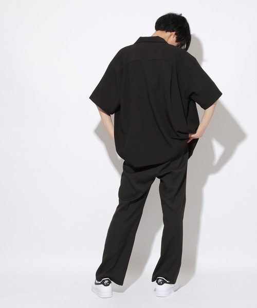 PBLIM（ページボーイリム）の「【S/M/L】【PAGEBOYLIM】サマーカラーフレアスラックス（スラックス・レディース・ブルー/ブラック/グレイッシュベージュ/レッド/グリーン・LARGE/SMALL/MEDIUM）」の12枚目の写真