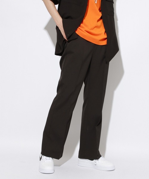 PBLIM（ページボーイリム）の「【S/M/L】【PAGEBOYLIM】サマーカラーフレアスラックス（スラックス・レディース・ブルー/ブラック/グレイッシュベージュ/レッド/グリーン・LARGE/SMALL/MEDIUM）」の13枚目の写真