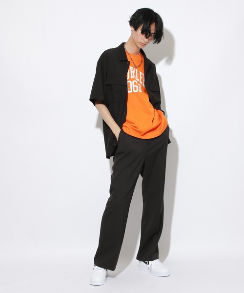 PBLIM（ページボーイリム）の「【S/M/L】【PAGEBOYLIM】サマーカラーフレアスラックス（スラックス・レディース・ブルー/ブラック/グレイッシュベージュ/レッド/グリーン・LARGE/SMALL/MEDIUM）」の11枚目の写真