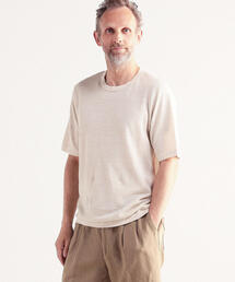 TOMORROWLAND  | メランジニット ショートスリーブプルオーバー SESIA(ニット/セーター)