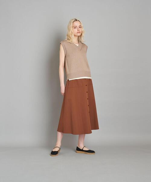 Steven Alan＞リブ ノースリーブ ニット