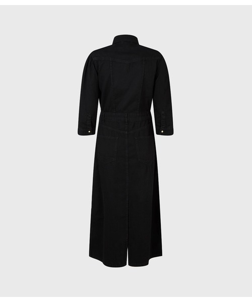 着用2回⭐︎ALLSAINT コーティングデニム　シャツドレス 着用2回⭐︎ALLSAINT コーティングデニムシャツドレス