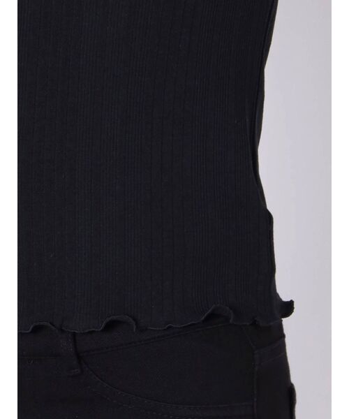 dazzlin（ダズリン）の「ボートメローバックリボン半袖TOPS（Tシャツ/カットソー・レディース・ブラック/オフホワイト/モカ/アイボリー・FREE）」の19枚目の写真