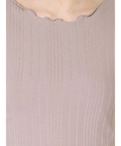 dazzlin（ダズリン）の「ボートメローバックリボン半袖TOPS（Tシャツ/カットソー・レディース・ブラック/オフホワイト/モカ/アイボリー・FREE）」の17枚目の写真