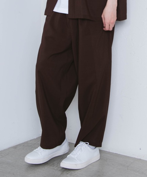 WEGO(ウィゴー)の「WEGO/アーバンカラーバルーンスラックス(スラックス・メンズ・ブルー系その他/ブラック/ベージュ/ブラウン・SMALL/MEDIUM/LARGE)」の3枚目の写真