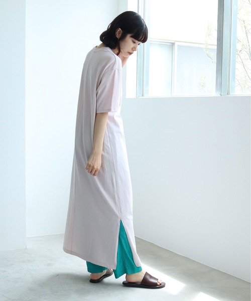 セール Supima コットン キュプラ天竺 Long T ワンピース ワンピース Yuni ユニ のファッション通販 Zozotown