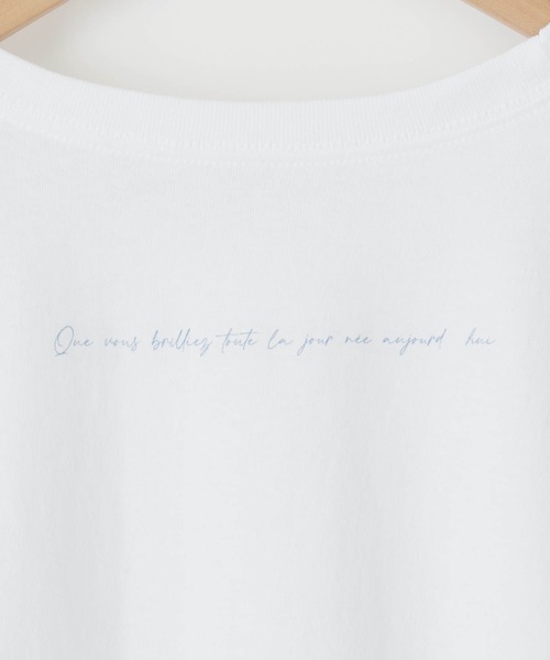 mikke(ミッケ)の「メッセージグラフィック半袖Tシャツ(Tシャツ/カットソー・レディース・ホワイト・FREE)」の13枚目の写真