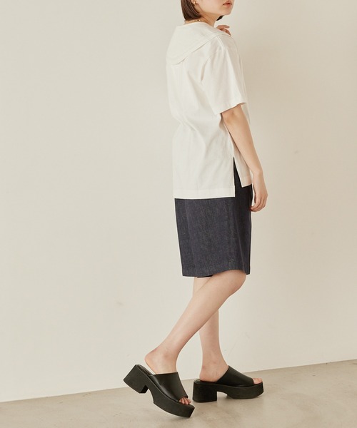 mikke(ミッケ)の「メッセージグラフィック半袖Tシャツ(Tシャツ/カットソー・レディース・ホワイト・FREE)」の22枚目の写真