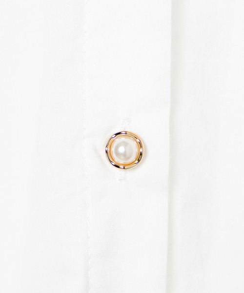 WEGO（ウィゴー）の「WEGO/フリルカラーパールボタンブラウス（シャツ/ブラウス・レディース・ホワイト・FREE）」の5枚目の写真