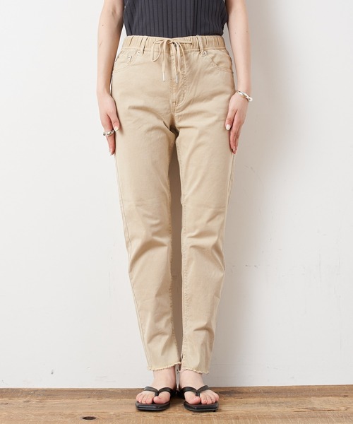 CIAOPANIC TYPY(チャオパニックティピー)の「SUMMERフェードカラー裾フリンジレギパン(その他パンツ・レディース・チャコールグレー/ベージュ/カーキ/アイボリー・SMALL/MEDIUM/LARGE/X-LARGE)」の7枚目の写真