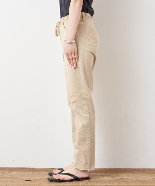 CIAOPANIC TYPY(チャオパニックティピー)の「SUMMERフェードカラー裾フリンジレギパン(その他パンツ・レディース・チャコールグレー/ベージュ/カーキ/アイボリー・SMALL/MEDIUM/LARGE/X-LARGE)」の16枚目の写真