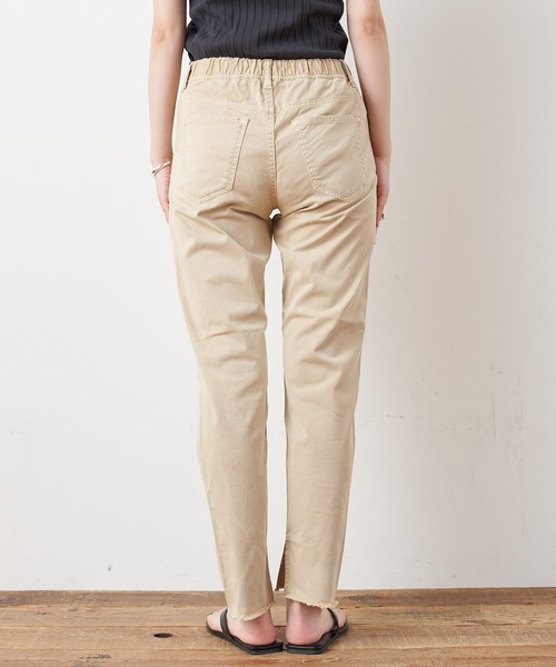 CIAOPANIC TYPY(チャオパニックティピー)の「SUMMERフェードカラー裾フリンジレギパン(その他パンツ・レディース・チャコールグレー/ベージュ/カーキ/アイボリー・SMALL/MEDIUM/LARGE/X-LARGE)」の13枚目の写真