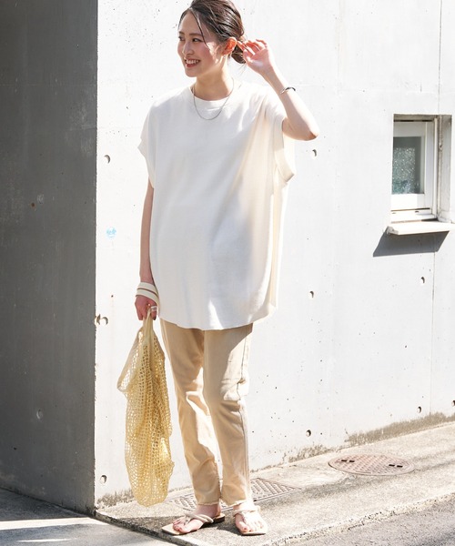 CIAOPANIC TYPY(チャオパニックティピー)の「SUMMERフェードカラー裾フリンジレギパン(その他パンツ・レディース・チャコールグレー/ベージュ/カーキ/アイボリー・SMALL/MEDIUM/LARGE/X-LARGE)」の12枚目の写真