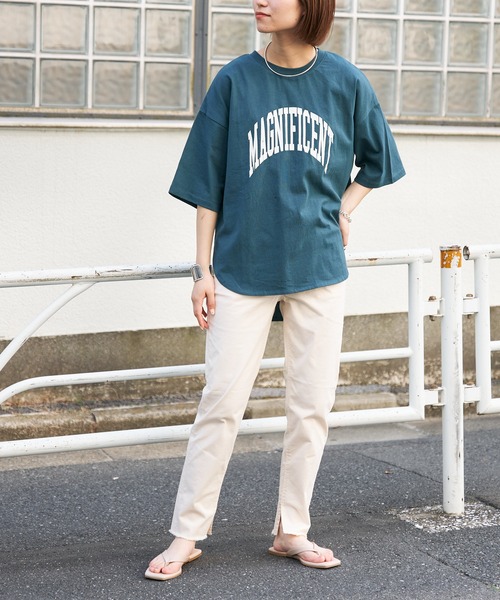 CIAOPANIC TYPY(チャオパニックティピー)の「SUMMERフェードカラー裾フリンジレギパン(その他パンツ・レディース・チャコールグレー/ベージュ/カーキ/アイボリー・SMALL/MEDIUM/LARGE/X-LARGE)」の14枚目の写真