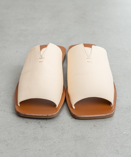 mystic（ミスティック）の「スリッポンサンダル（サンダル・レディース・ブラック/アイボリー・38/36/37）」の7枚目の写真