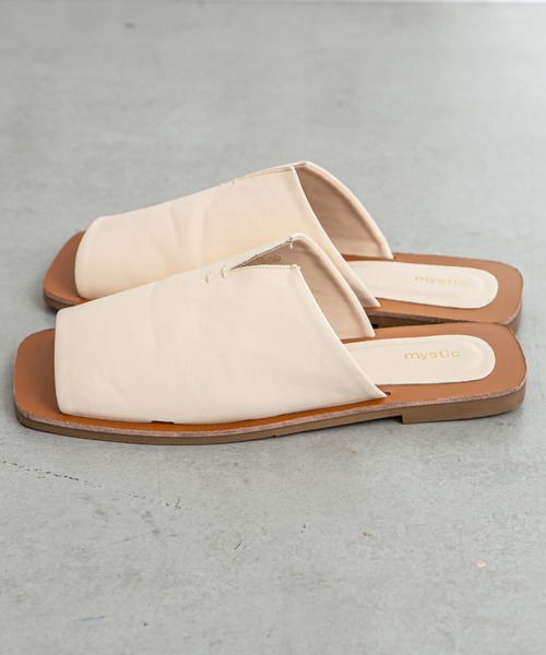 mystic（ミスティック）の「スリッポンサンダル（サンダル・レディース・ブラック/アイボリー・38/36/37）」の10枚目の写真