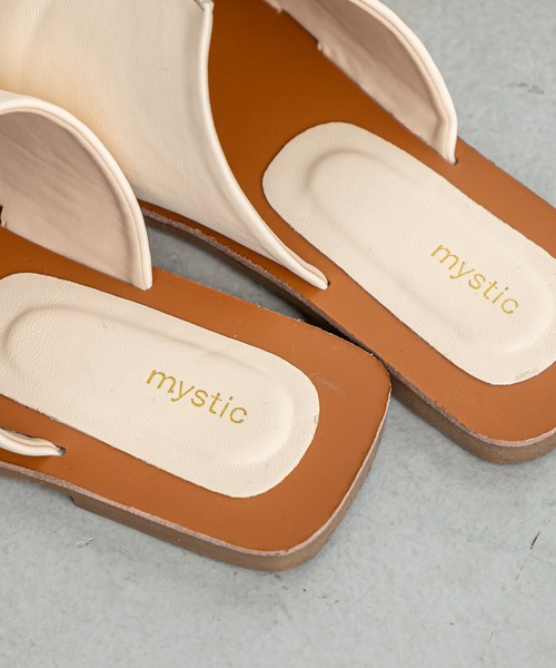 mystic（ミスティック）の「スリッポンサンダル（サンダル・レディース・ブラック/アイボリー・38/36/37）」の6枚目の写真