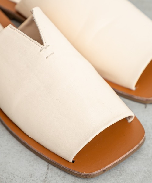 mystic（ミスティック）の「スリッポンサンダル（サンダル・レディース・ブラック/アイボリー・38/36/37）」の9枚目の写真