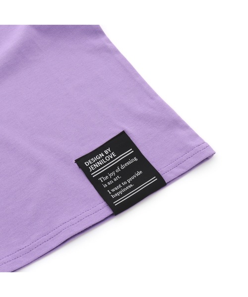 JENNI love(ジェニィラブ)の「防蚊肩あきクロスデザインTシャツ(Tシャツ/カットソー・キッズ・ブラック/パープル/チェリーピンク・130cm/140cm/150cm/160cm)」の19枚目の写真