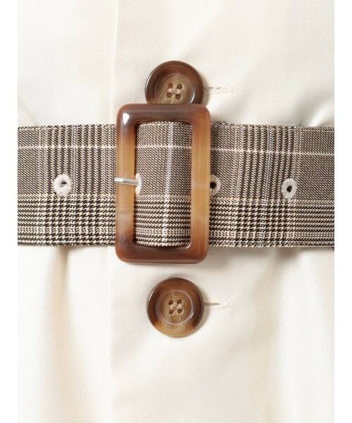 GYDA（ジェイダ）の「フロントボタン2WAYフレアベアワンピース（ワンピース・レディース・アイボリー/ダークブラウン/ダークオレンジ・FREE）」の14枚目の写真