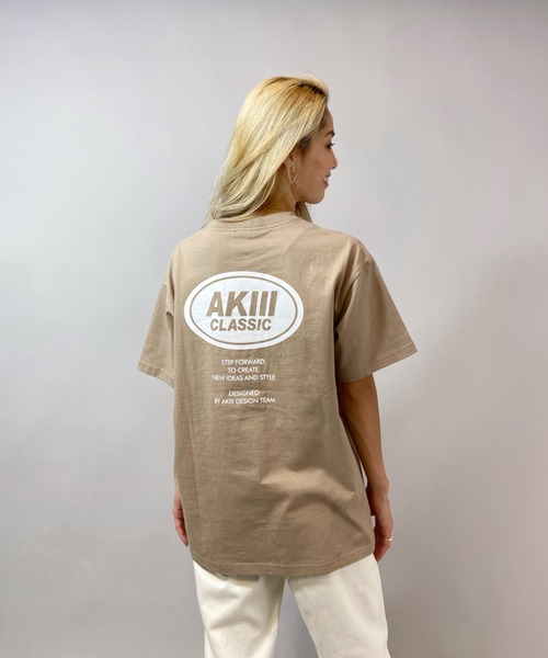 AKIII CLASSIC(アキクラシック)の「【ムラサキスポーツ別注】AKIIICLASSIC/アキクラシック バックプリントロゴTシャツ SAK-2141(Tシャツ/カットソー・レディース・グリーン/ベージュ/ホワイト・L/M)」の18枚目の写真