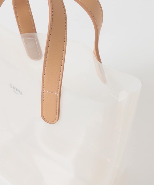 WEB限定》【ORCIVAL / オーシバル】CLEAR PVC バンブーバッグ