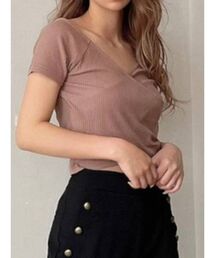 RESEXXY | 2WAYリブTシャツ(Tシャツ/カットソー)