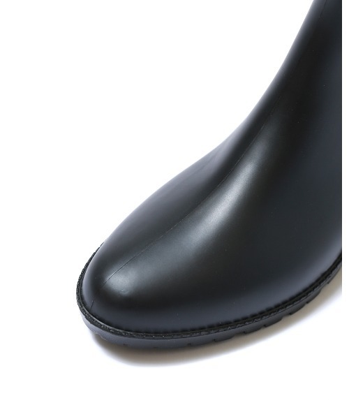 Emma Francis（エマフランシス）の「サイドゴア ショートレインブーツ（レインシューズ・レディース・ブラック・M/L/LL/S）」の5枚目の写真