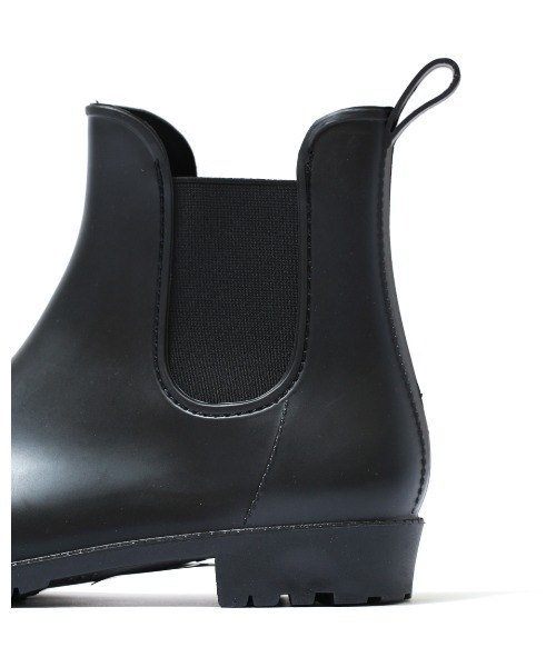 Emma Francis（エマフランシス）の「サイドゴア ショートレインブーツ（レインシューズ・レディース・ブラック・M/L/LL/S）」の8枚目の写真