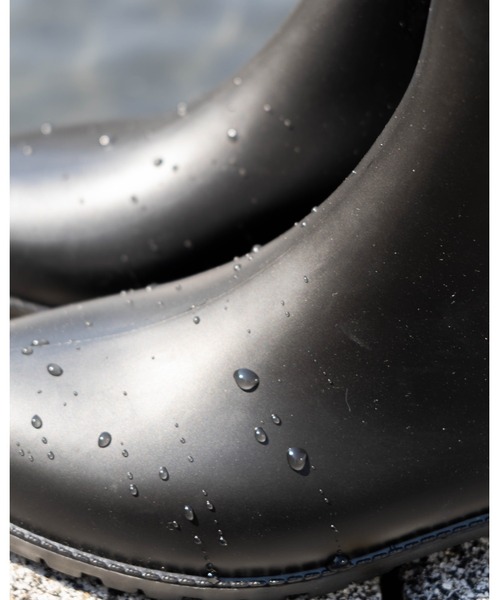 Emma Francis（エマフランシス）の「サイドゴア ショートレインブーツ（レインシューズ・レディース・ブラック・M/L/LL/S）」の17枚目の写真