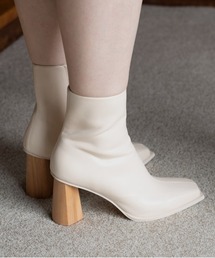 EVOL | 【EVOL】  スクエアショートブーツ IR9648(ブーツ)