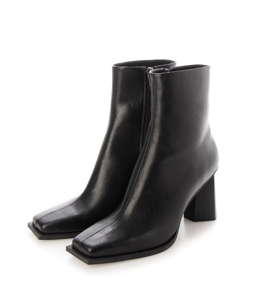 EVOL（イーボル）の「【EVOL】  スクエアショートブーツ IR9648（ブーツ・レディース・ブラック/ベージュ/ブラウン/アイボリー・22.5cm/23.5cm/24.5cm/23.0cm/24.0cm/25.0cm）」の12枚目の写真