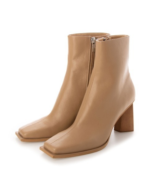 EVOL（イーボル）の「【EVOL】  スクエアショートブーツ IR9648（ブーツ・レディース・ブラック/ベージュ/ブラウン/アイボリー・22.5cm/23.5cm/24.5cm/23.0cm/24.0cm/25.0cm）」の13枚目の写真