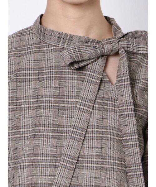 MERCURYDUO（マーキュリーデュオ）の「アシメボウタイハーフスリーブブラウス（シャツ/ブラウス・レディース・アイボリー/ベージュ/その他1・FREE）」の16枚目の写真