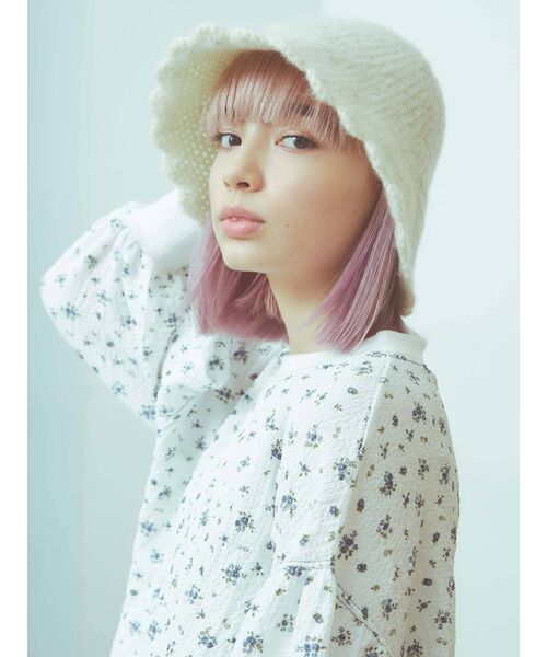 merry jenny(メリージェニー)の「floral ルーズパフtops(Tシャツ/カットソー・レディース・ベージュ/オフホワイト・FREE)」の12枚目の写真