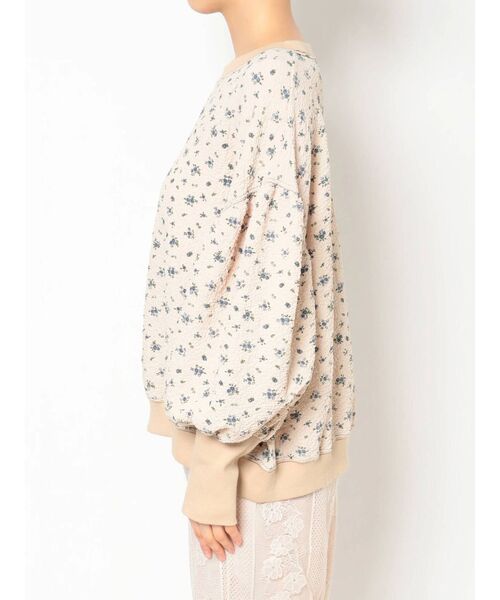 merry jenny(メリージェニー)の「floral ルーズパフtops(Tシャツ/カットソー・レディース・ベージュ/オフホワイト・FREE)」の21枚目の写真