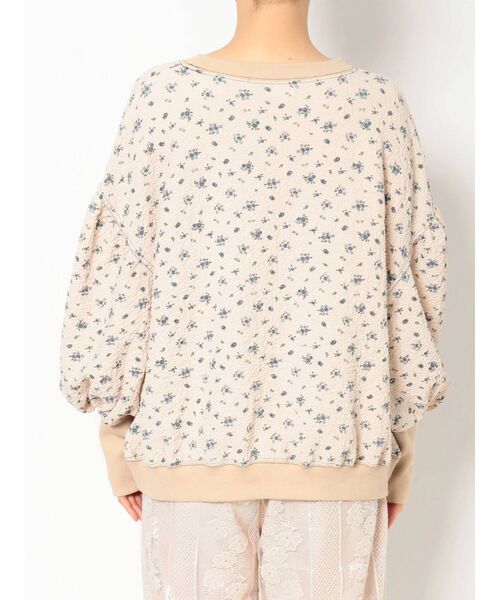 merry jenny(メリージェニー)の「floral ルーズパフtops(Tシャツ/カットソー・レディース・ベージュ/オフホワイト・FREE)」の13枚目の写真