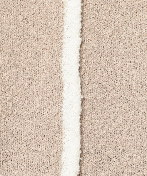 EACH.（イーチ）の「EACH（イーチ）PIPING PILE VEST（Tシャツ/カットソー・レディース・カーキ/ベージュ・FREE）」の8枚目の写真