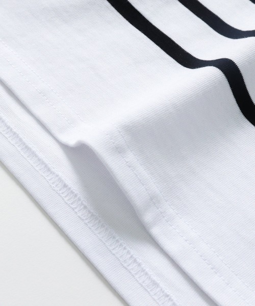 MONT KEMMEL(モンケメル)の「【 MONT KEMMEL / モンケメル 】 BIG BASQUE BORDER LS TEE ビッグシルエット ボーダーTシャツ(Tシャツ/カットソー・レディース・ホワイト×ブルー/ホワイト×ブラック・36)」の20枚目の写真