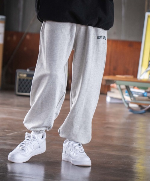 WEGO（ウィゴー）の「WEGO/ヘビーウエイトカレッジ裏毛スウェットパンツ（スウェットパンツ・メンズ・ダークグリーン/ネイビー/オートミール/杢グレー・MEDIUM/LARGE）」の17枚目の写真