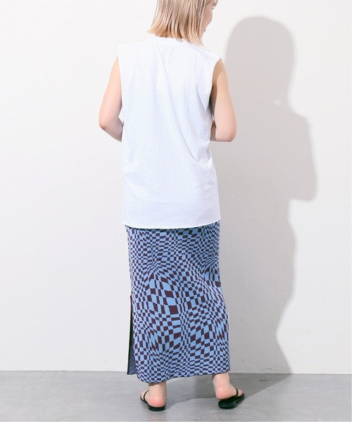 JOINT WORKS（ジョイントワークス）の「J-ウェーブチェックジャガードスカート（スカート・レディース・ブラック/ボルドー・FREE）」の17枚目の写真