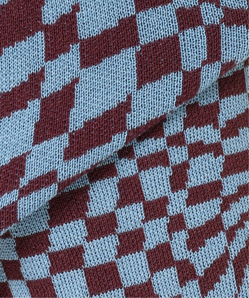 JOINT WORKS（ジョイントワークス）の「J-ウェーブチェックジャガードスカート（スカート・レディース・ブラック/ボルドー・FREE）」の18枚目の写真