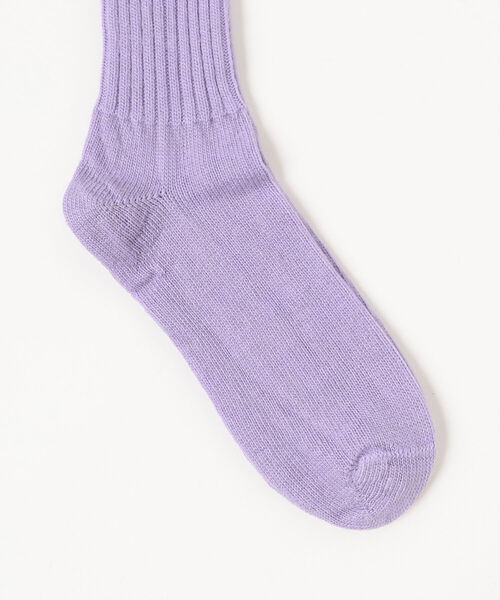 Capricorn Mohair Socks（カプリコーンモヘヤソックス）の「CAPRICORN MOHAIR SOCKS / モヘヤ ソックス＜WOMEN＞（ソックス/靴下・レディース・ホワイト/チャコールグレー/グレー/ブルー/マスタード/ラベンダー・S(4-7)）」の8枚目の写真