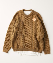 JOURNAL STANDARD relume | 【WEB限定】【ニット+カットソーの2点SET】リサイクルポリエステル ケーブルニット(ニット/セーター)