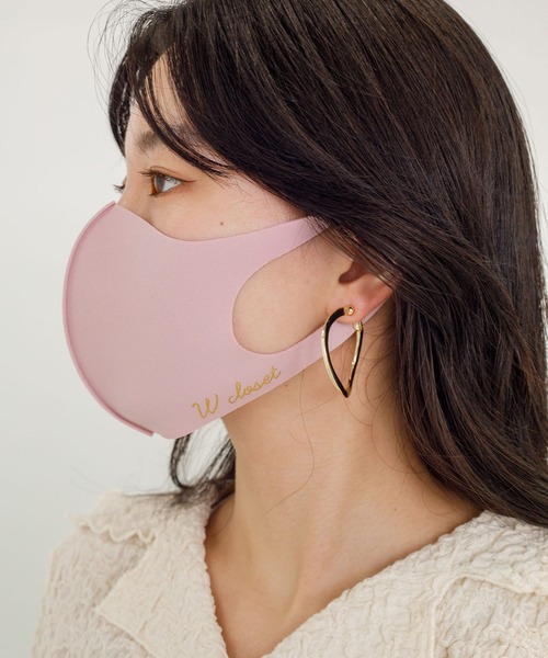 w closet（ダブルクローゼット）の「チークマスク3枚入り（マスク・レディース・ブルー系その他/イエロー系その他・FREE）」の4枚目の写真