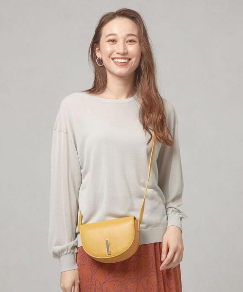 THE STATION STORE(ザ ステーション ストア)の「<closet story(クローゼットストーリー)>シアー プルオーバー ニット -ウォッシャブル-(ニット/セーター・レディース・ライトグレー/ブラック/イエロー・FREE)」の3枚目の写真